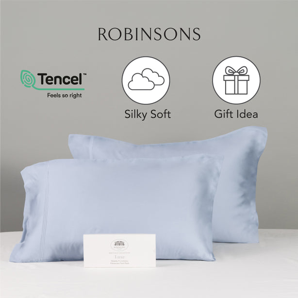 TENCEL™ Lyocell Pillowcase Twin Pack Heritage Collection by Robinsons