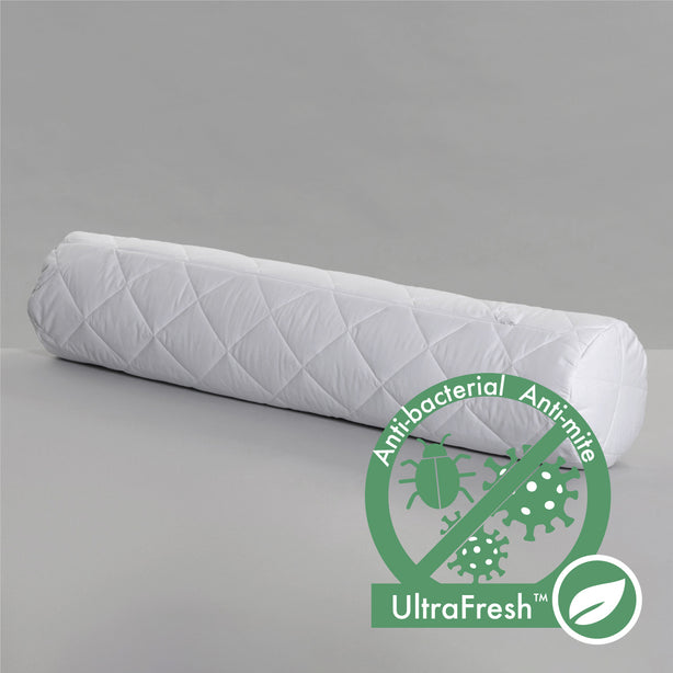 Bolster Protector Anti-Dustmite Luxury Cotton Hotel Collection by Robinsons (with Zipper | Cooling | Anti-Bacterial)