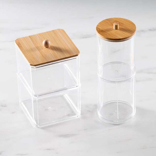 Bamboo Bathroom Storage Twin Pack - Robinsons Special Buy
