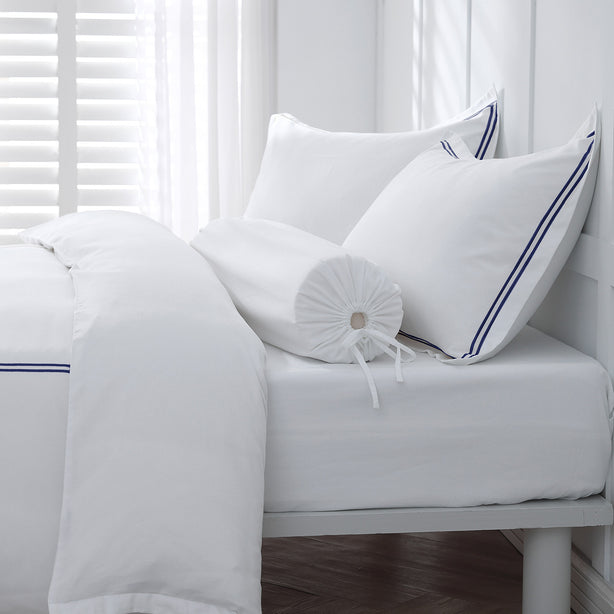Royale 1000TC Embroidered Bed Sheet Set Hotel Collection by Robinsons
