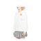 Crewneck Sweatshirt Ski Print