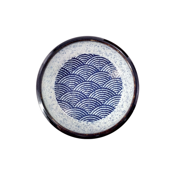 Tsuru Seasonal Japanese Tableware Collection 20.5cm Stone Bowl, Sac216