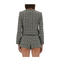 Houndstooth Jacket With Crystals
