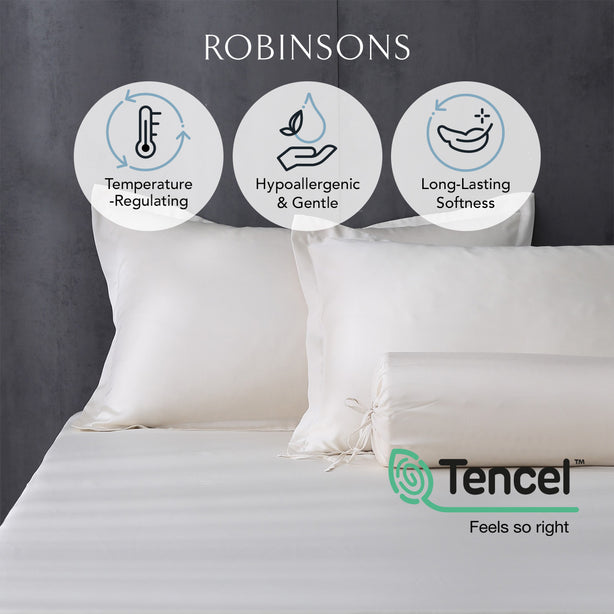 TENCEL™ Lyocell Fitted Sheet Set Heritage Collection by Robinsons