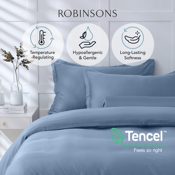 CloudSilk TENCEL™ Lyocell Bed Sheet Set - Heritage Collection by Robinsons