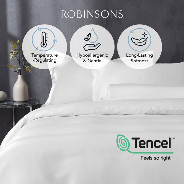 TENCEL™ Lyocell Bed Sheet Set Heritage Collection by Robinsons