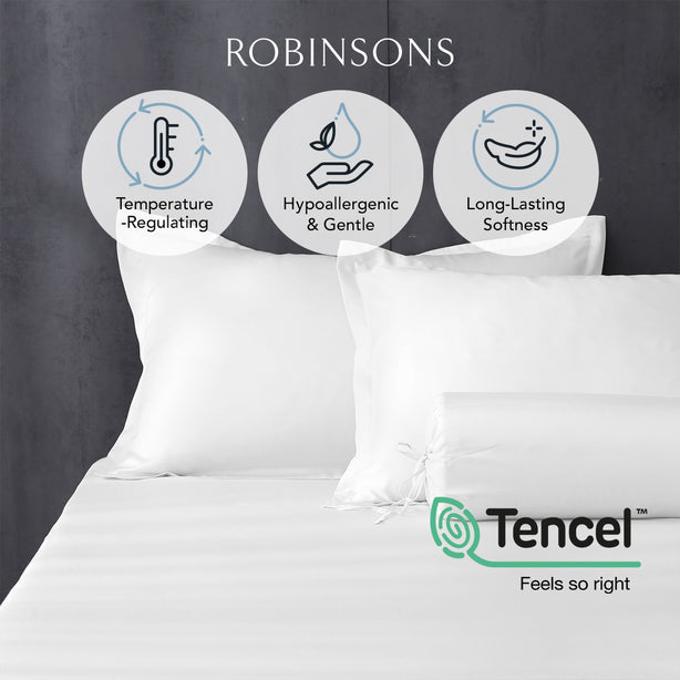 TENCEL™ Lyocell Fitted Sheet Set Heritage Collection by Robinsons