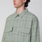 Dobby Grid Sporty Jacket In Rayon Blend