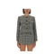 Houndstooth Jacket With Crystals