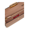 VLogo Signature Grainy Calfskin Wallet With Chain - Rose Cannelle