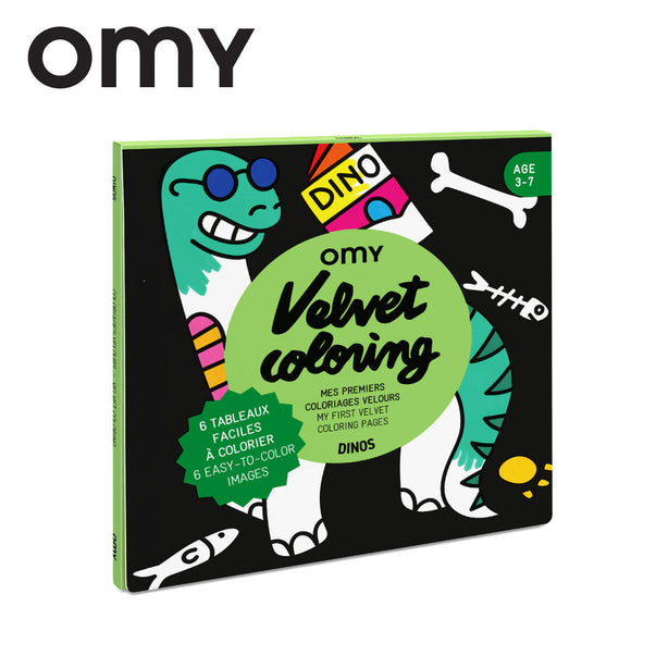OMY Velvet Colouring - Dino