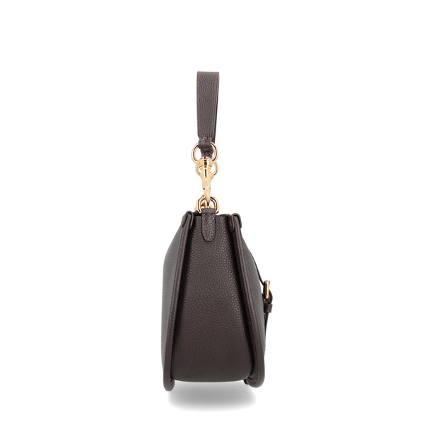 Pony Medium Calfskin Crossbody - Brown