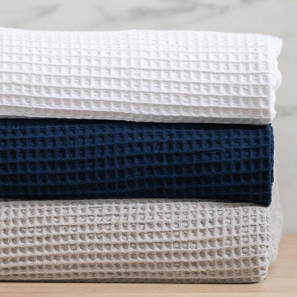 Luxury Cotton Waffle Blanket Hotel Collection by Robinsons