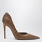 Vera 105 Coffee Colored Leather Pumps