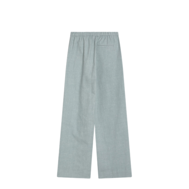 Gray Fog Pants In Cotton Blend