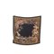 Brown Silk Paisley Print Scarf
