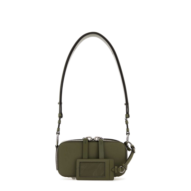 Doll Small Calf Leather Camera Bag - Khaki