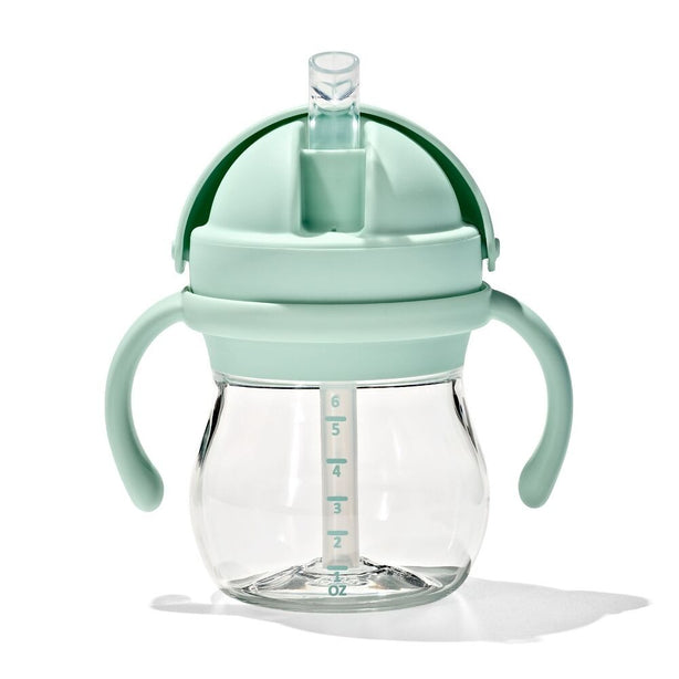OXO Tot Transitions Toddler Straw Cup with Removable Handles, 6oz/180ml