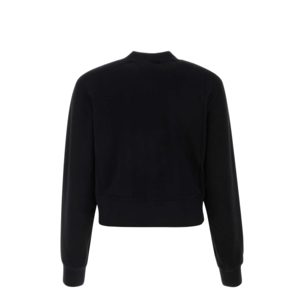Black Cotton Sweatshirt
