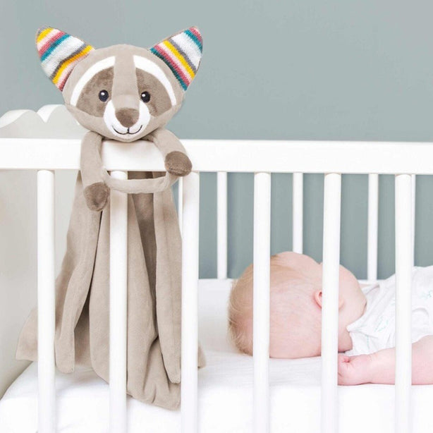 Zazu Robin the Racoon Baby Comforter with Sound Machine
