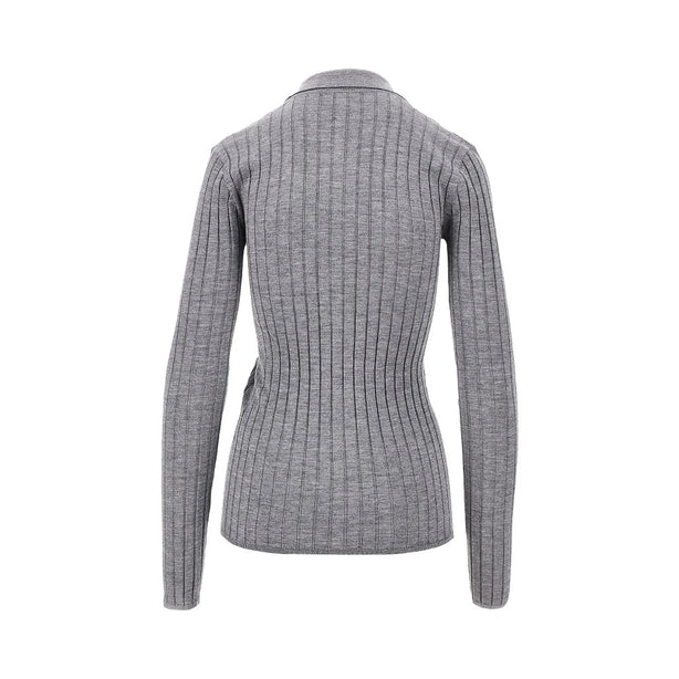 TOTEME Ribbed cashmere and silk cardigan