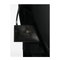 Belted Leather Crossbody Bag - Black