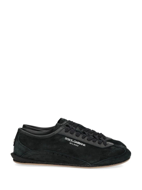 Dolce & Gabbana Lipari Suede Sneakers - Black