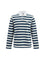 Burberry Striped long-sleeve cotton Polo - Nickel Blue/Cotton W