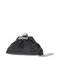 Glam Small Lamb Leather Clutch - Black