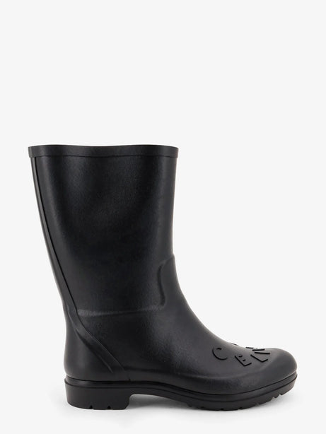 Celine Rubber Garden Boots - Black