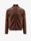 Moncler Virgin wool cardigan with Logo patch - Marrone