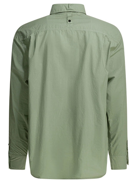 Stone Island Casual shirt with logo - Green
