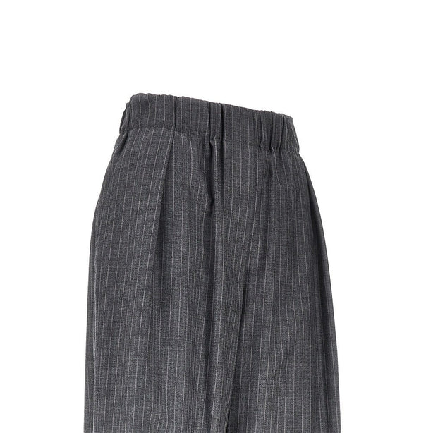 JIL SANDER Pinstriped wool pants