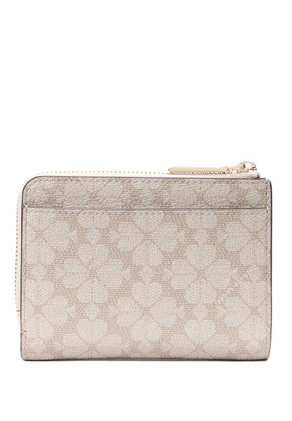 Kate Spade Kate Spade Spade Flower Small L-zip Wallet - Dark Beige