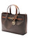 Michael Kors Carson Medium Signature Logo Satchel Bag - Brown