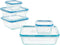 SNAPWARE Set of 5 Total Solution Food Storage Glass Container