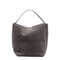 Suede Leather Tote - Grey