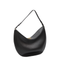 Large Calf Leather Hobo Bag - Black
