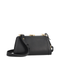 Ascot Cow Leather Frame Bag - Black