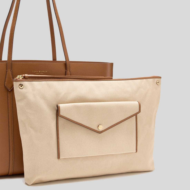 TORY BURCH Perry Tote Autumn Brown RS-177235