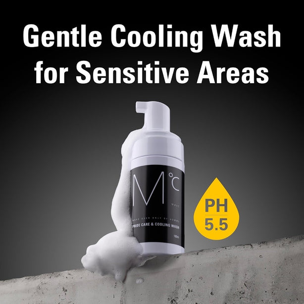 [MdoC] Pride Care & Cooling Wash 100ml | Foaming Intimate Wash & 99.999% Antibacterial Men's Y-Zone Cleanser[International Shipping]