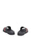 Black Rubber Web Slide Sandal