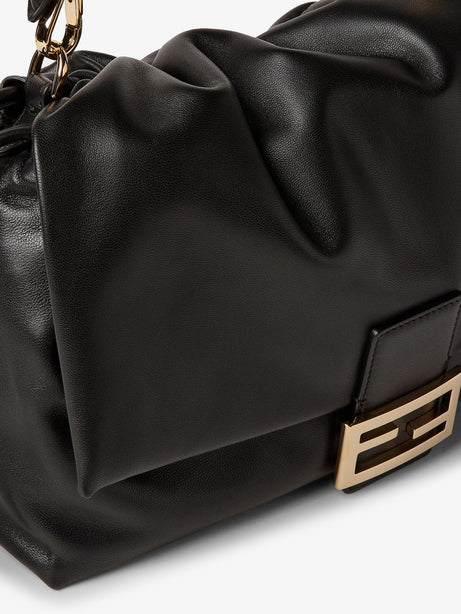 Fendi Baguette Soft Large leather bag - Nero