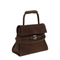 Tie Me Regular Calfskin Handbag - Dark Brown