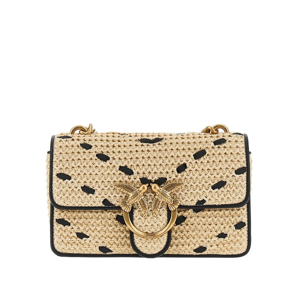 PINKO Raffia Mini Love Bag One Light bag