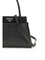Prada Top Handle Bag with triangle logo - Black