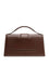 Large Calfskin Crossbody Bag - Brown