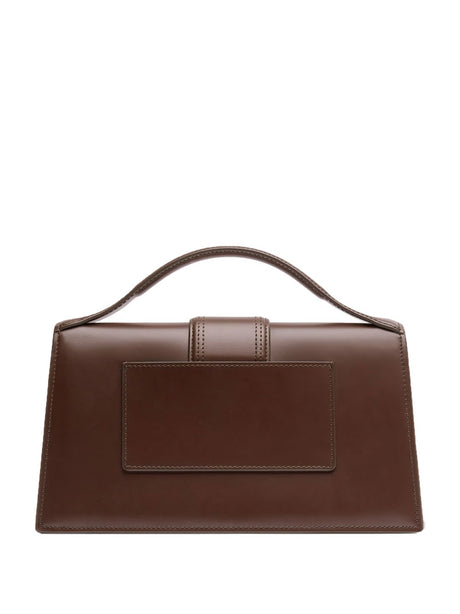 Large Calfskin Crossbody Bag - Brown