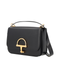 Siena Small Calf Leather Shoulder Bag - Black