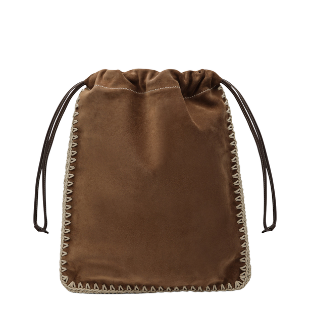 Wish Calfskin Pouch - Desert Beige